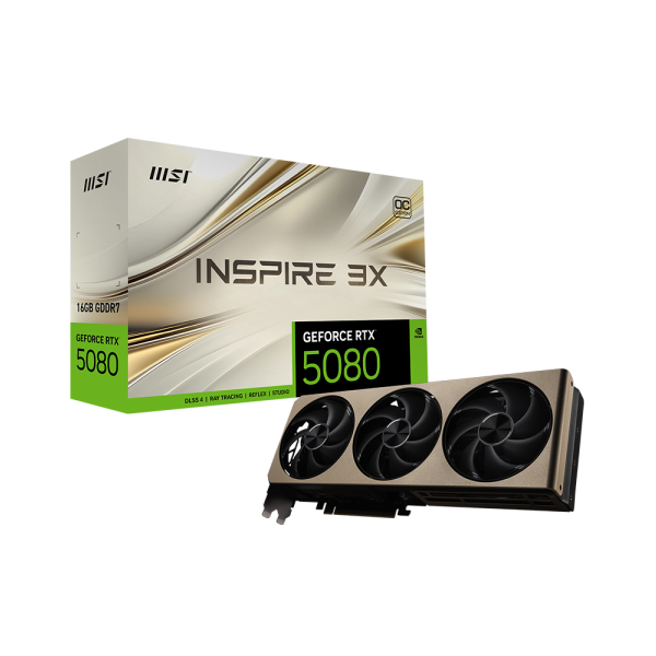 GPU RTX 5080 16GB OC MSI INSPIRE X3